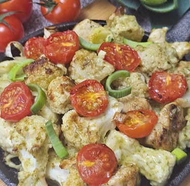 Keto pesto chicken