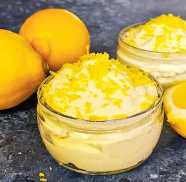 Keto citroenmousse, Keto recept, keto sweets