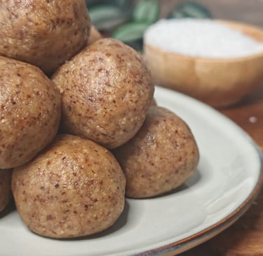 Keto fatbomb karamel zeezout