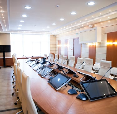 Corporate meeting room
