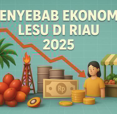 penyebab ekonomi lesu di riau