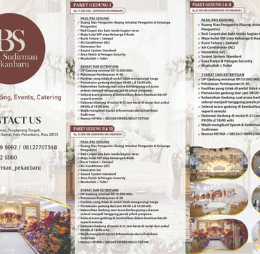 Harga Sewa Gedung Pekanbaru