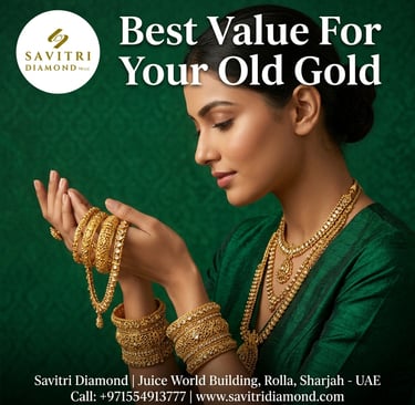 Get Instant Cash for Your Old Gold in Sharjah: Trust Savitri Diamond