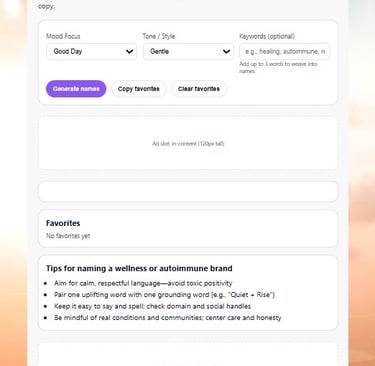 a website page with a good example of a good day