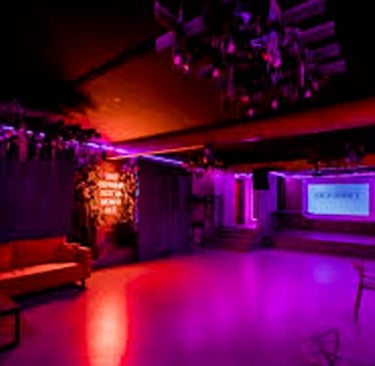 Salon de eventos decorado