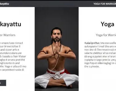 a man in a white shirt and white pants sitting on a yoga mat
