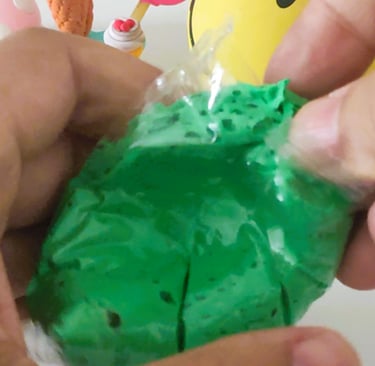 Green foam clay