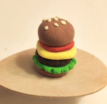 Mini Hamburguer Dry Clay