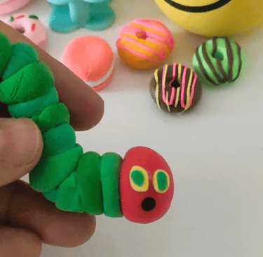 the very Hungry caterpillar eyes