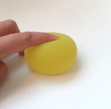 Squishy Yellow Ball 