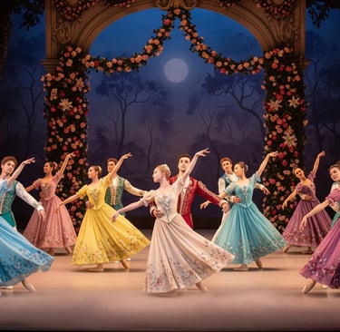 waltz of the flowers ballet on stage