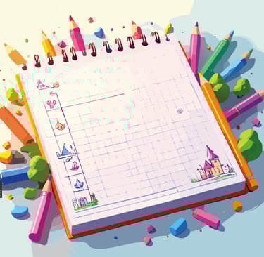 Actividades Imprimibles de Dibujar (Draw) para estimular la creatividad - BAOcoffer