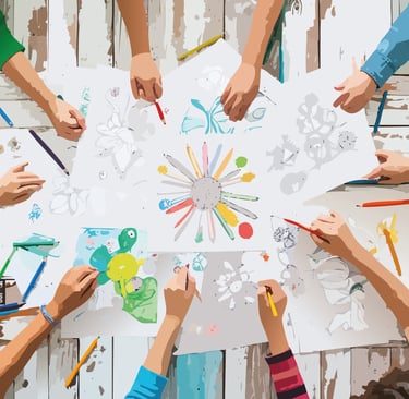 Actividades imprimibles para colorear con dibujos/lápices de colores para niños/adultos – BAOcoffer