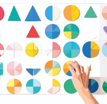 Actividades Imprimibles de Patrones (formas/colores) para lógica y la percepción visual - BAOcoffer