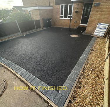 After image of a driveway in Bedford