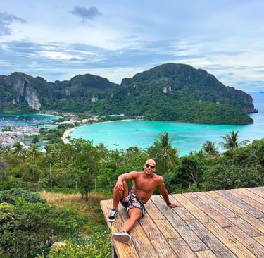 Imagem do view point in Koh PhiPhi na Tailândia
