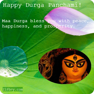 Durga Panchami Wishes in English