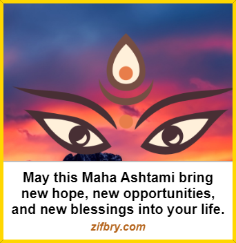 Maha Astami Wishes in English