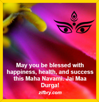 Maha Navami Wishes in English