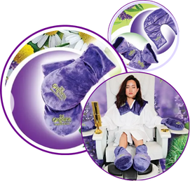 healing herbal wrap - luxury pedicure