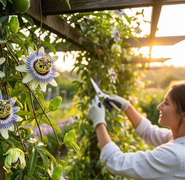 a woman is cutting down the vine vine vine vine vine vine vine vine vine vine