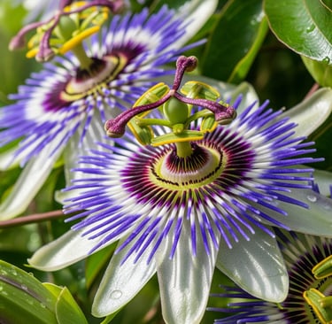 a bunch of flowers that are on a tree
