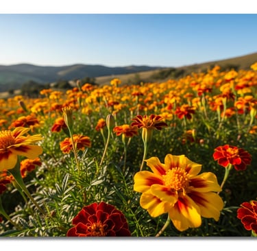 mexican marigolds growing wild