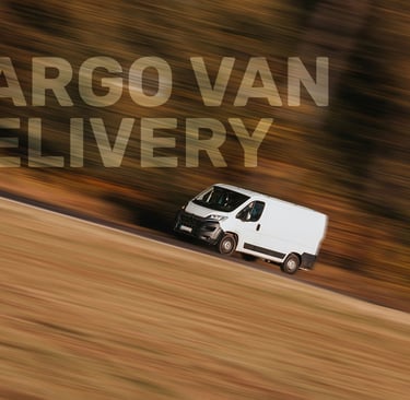 Cargo van delivery