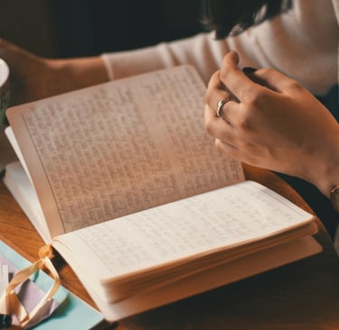 woman writing journal