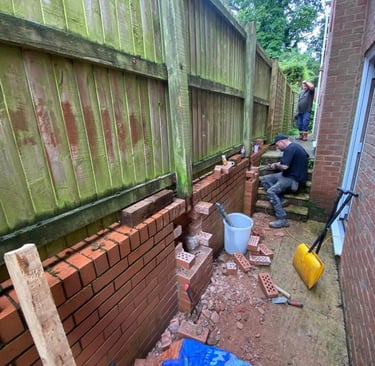 garden wall and fencing by general builds
