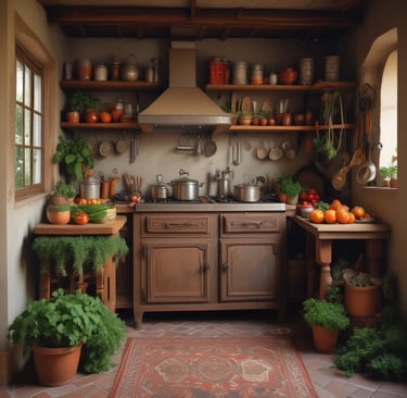 old style italian kitchen