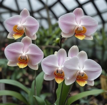 lovely pink orchids