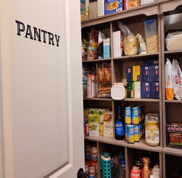 RevampT Spaces Organized Pantry -Tina Wilmhoff -RevampT Spaces Organizing Services
