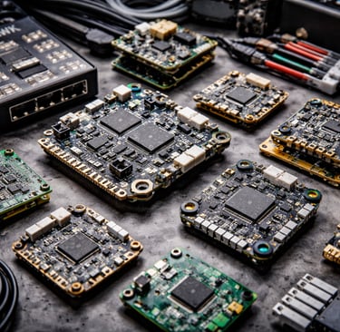 Skrydžio valdiklių evoliucija