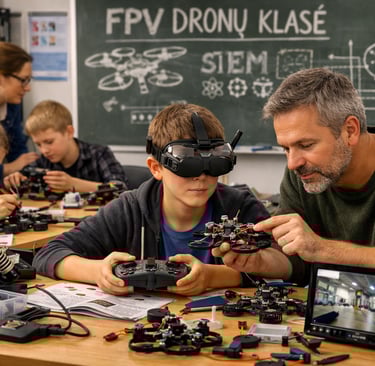 STEM FPV Drono klasė