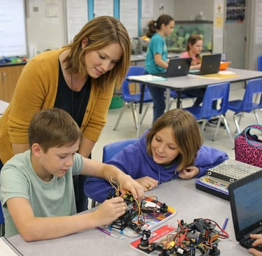 STEM FPV Dronų klasė