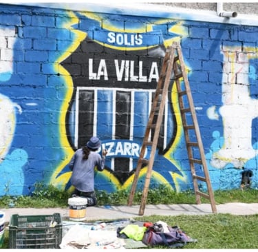 Mural en Bº Solíz Pizarro