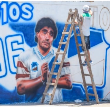 Mural en Club Juventud Antoniana