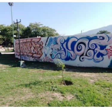 Mural en Parque de La Familia 21