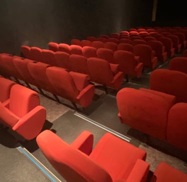 petite salle de spectacles fauteuils rouges