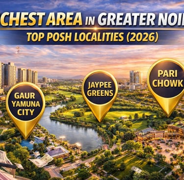 What is the richest area in Greater Noida?