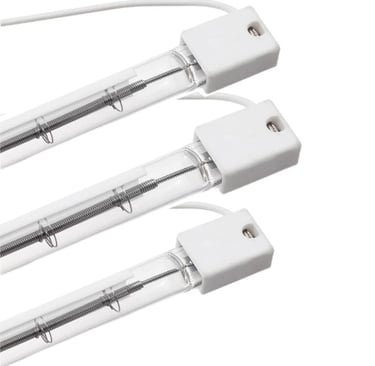Clear heating tube with wire connect products show wit