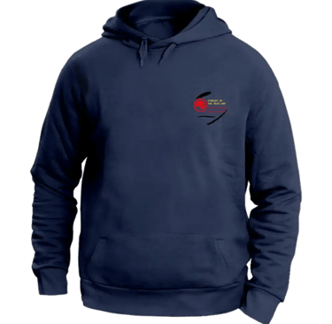 felpa con cappuccio 3 xl front navy logo