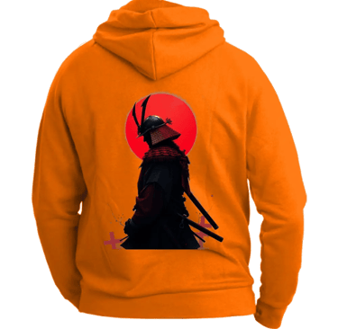 Felpa unisex con cappuccio – stile dojo e samurai