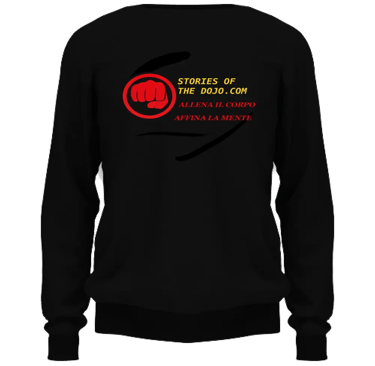 felpa senza cappuccio black back