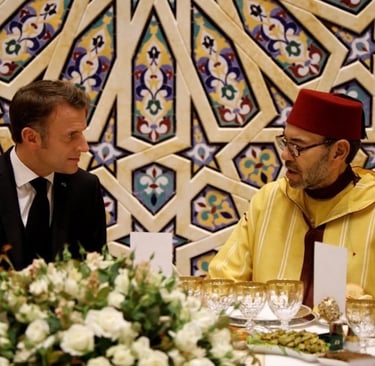 Le président Macron et le Roi Mohammed VI trairé d'amitié France Maroc 2026