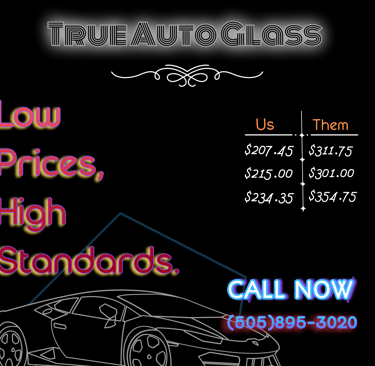 Flyer for advertising that says "Low Prices, High Standards" shows price difference