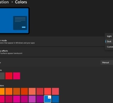 a screen shot of a screen shot of a color palette palette of colors and text