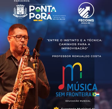 a man playing a saxophone and saxophone in front of a microphone