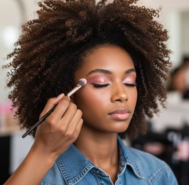 Your Go-To Spring Makeup Look with Pink Eyes & Berry Lips.